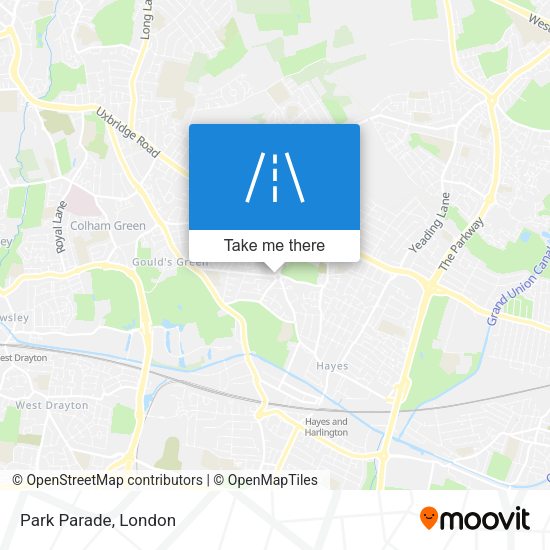 Park Parade map
