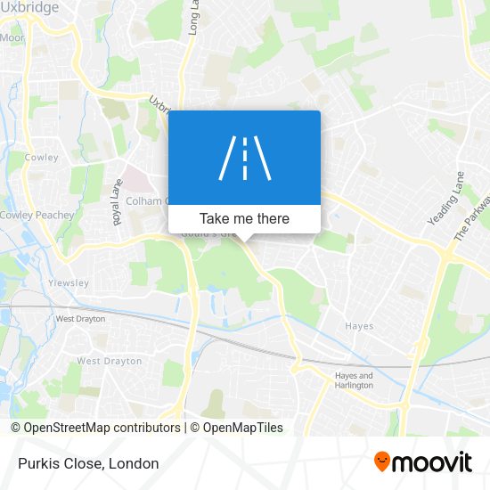 Purkis Close map