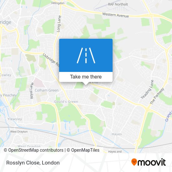 Rosslyn Close map
