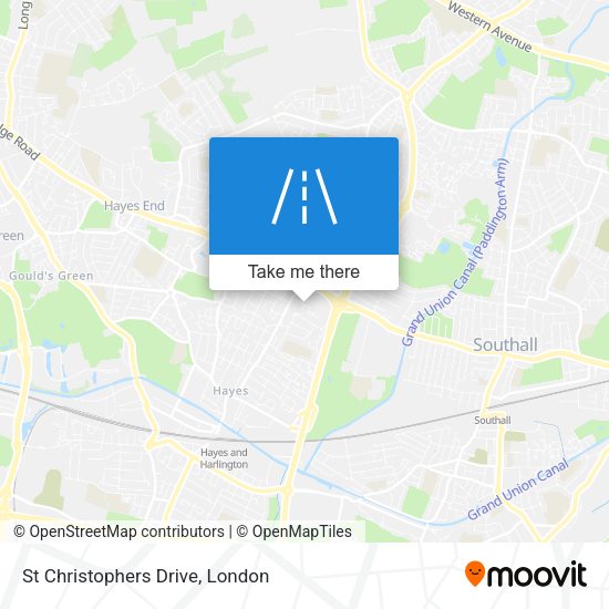 St Christophers Drive map