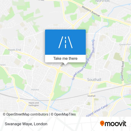 Swanage Waye map