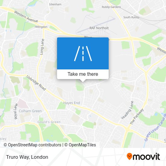 Truro Way map