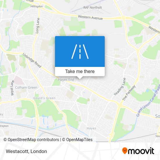 Westacott map