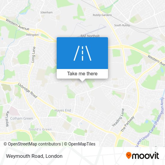 Weymouth Road map