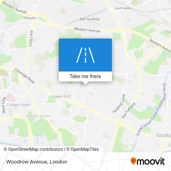 Woodrow Avenue map