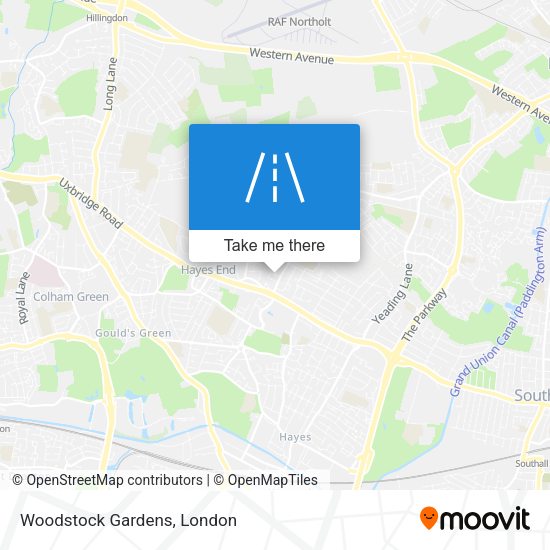 Woodstock Gardens map