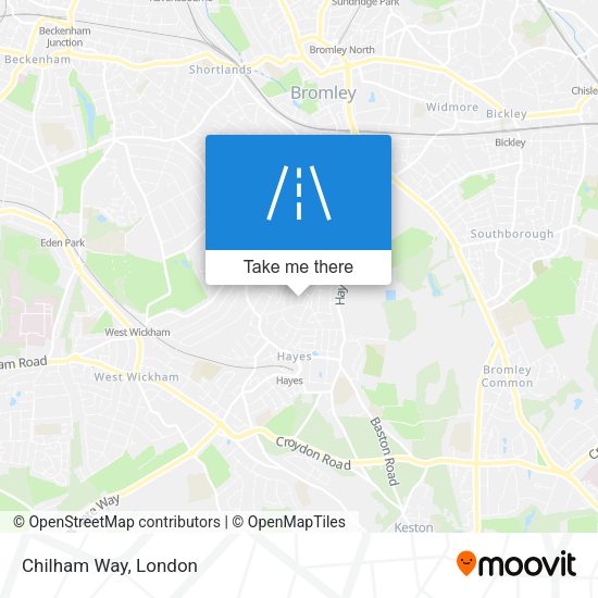 Chilham Way map