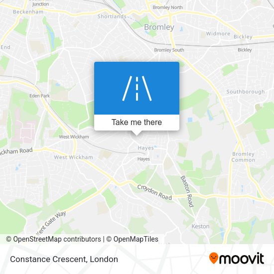 Constance Crescent map