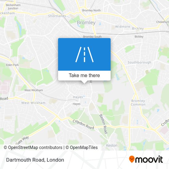 Dartmouth Road map
