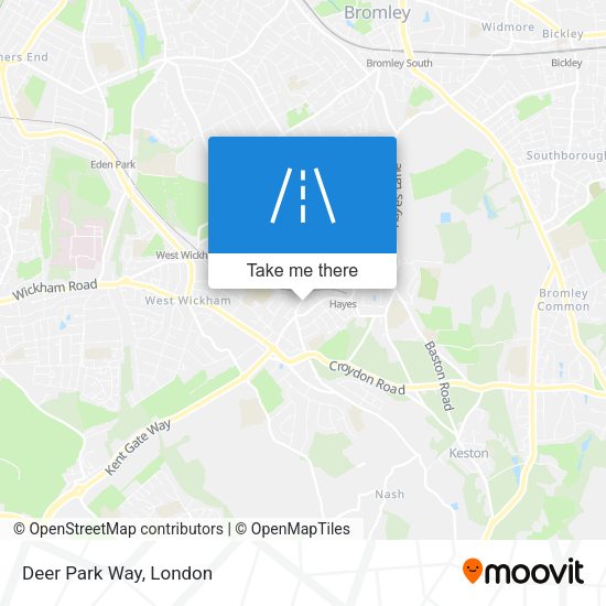 Deer Park Way map