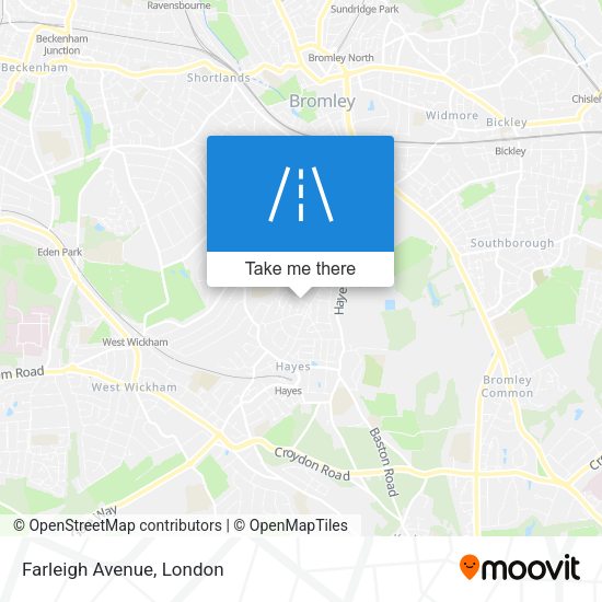 Farleigh Avenue map