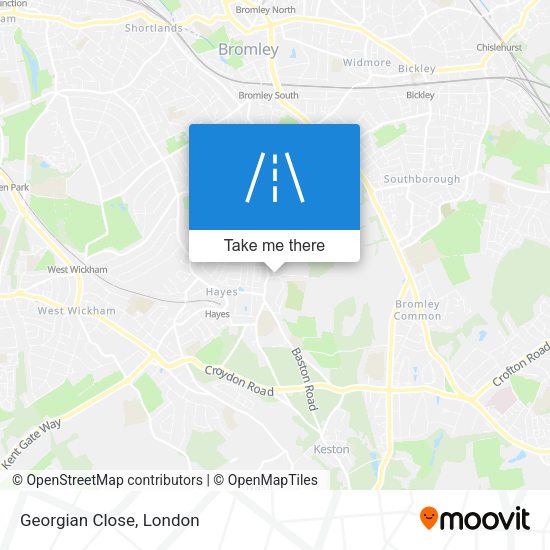 Georgian Close map