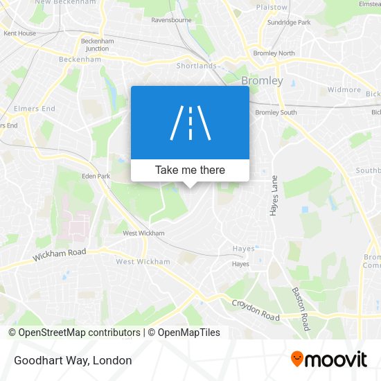 Goodhart Way map