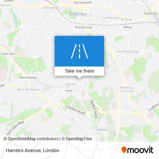 Hambro Avenue map