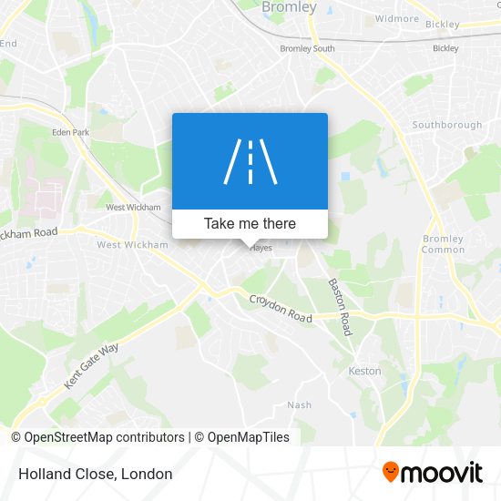 Holland Close map