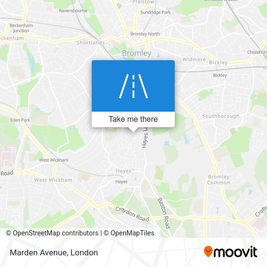 Marden Avenue map