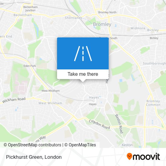 Pickhurst Green map