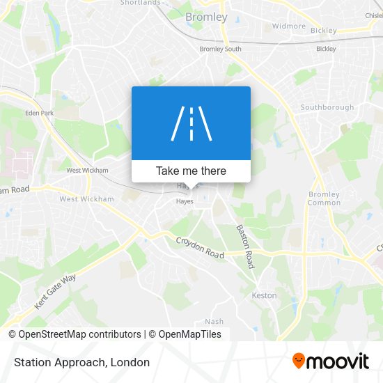 Station Approach map