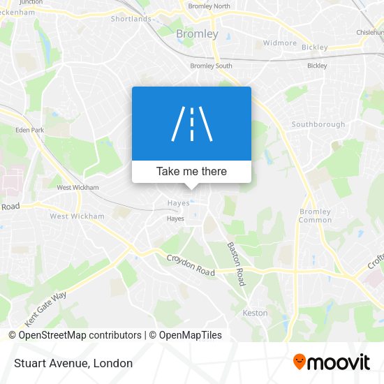 Stuart Avenue map