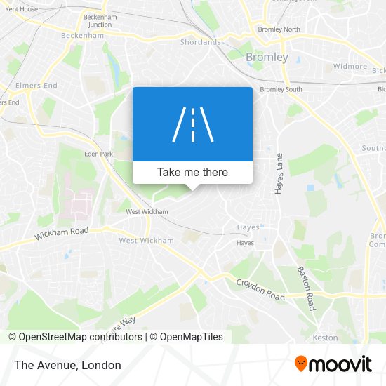 The Avenue map