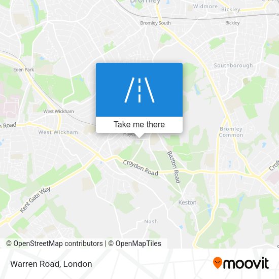 Warren Road map