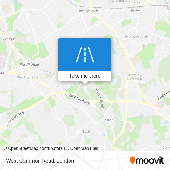 West Common Road map