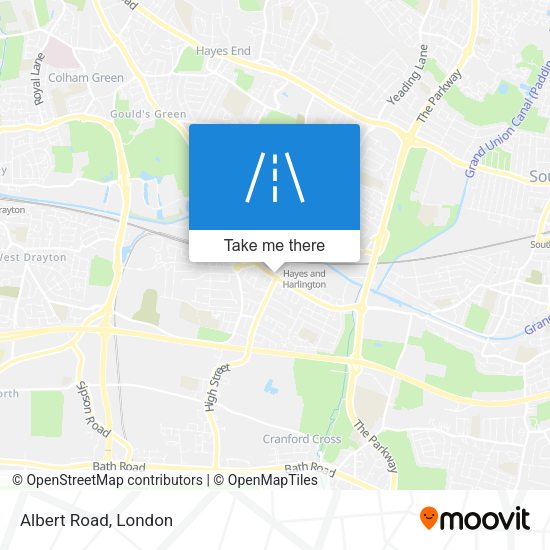 Albert Road map