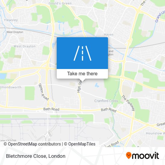Bletchmore Close map