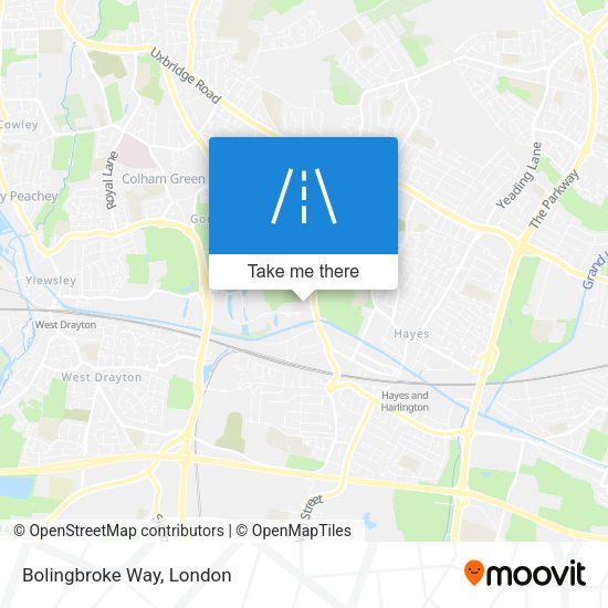 Bolingbroke Way map