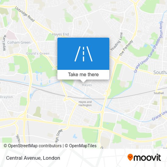 Central Avenue map