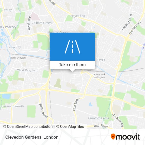Clevedon Gardens map