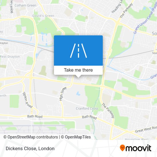 Dickens Close map