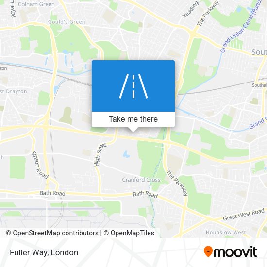 Fuller Way map