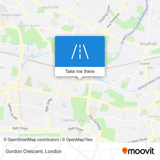 Gordon Crescent map