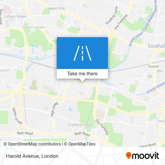 Harold Avenue map