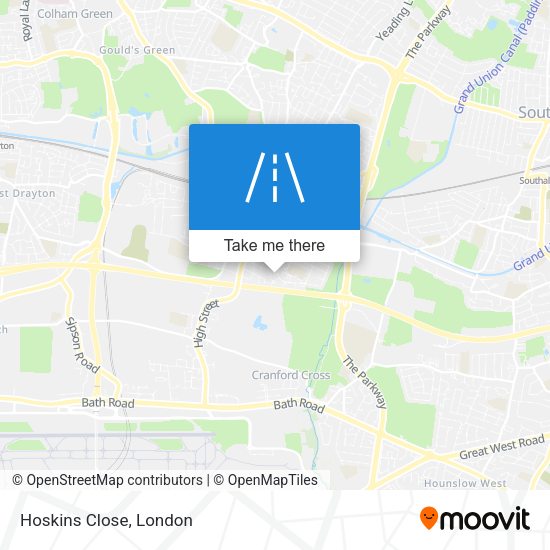 Hoskins Close map