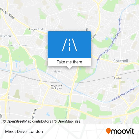 Minet Drive map