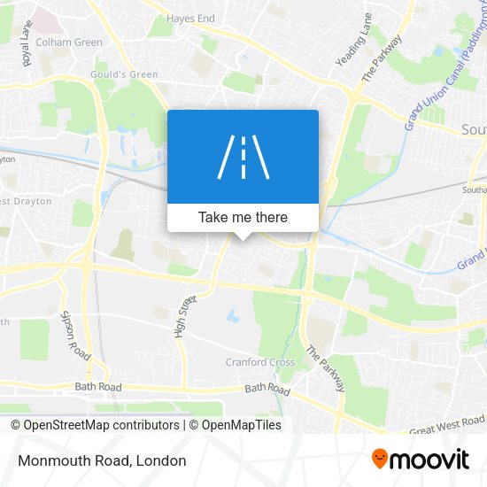 Monmouth Road map