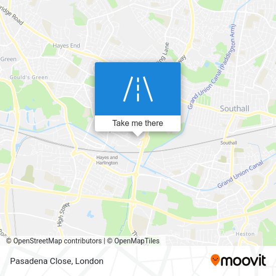 Pasadena Close map