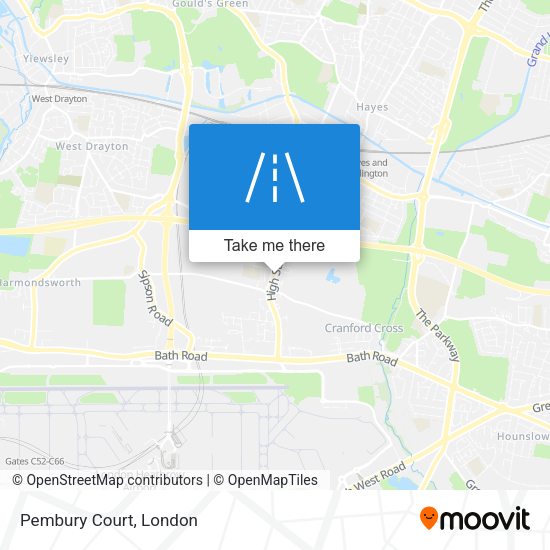 Pembury Court map