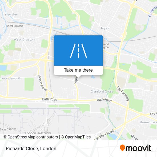 Richards Close map