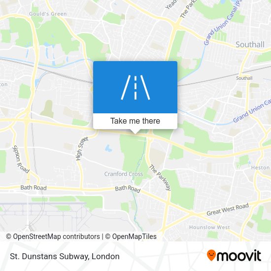 St. Dunstans Subway map