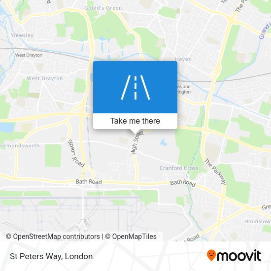 St Peters Way map