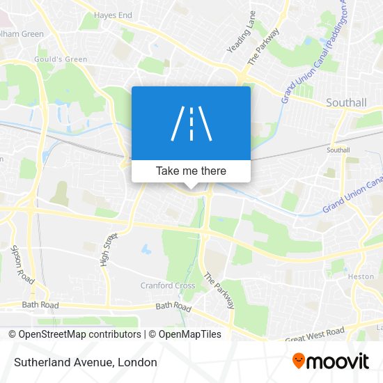 Sutherland Avenue map