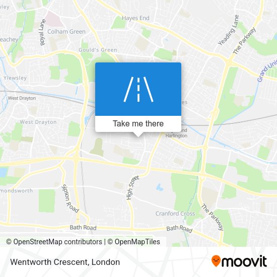 Wentworth Crescent map