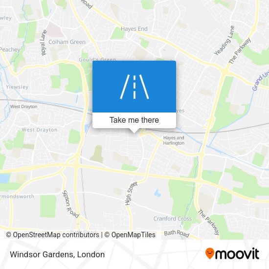 Windsor Gardens map