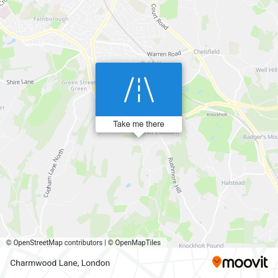 Charmwood Lane map