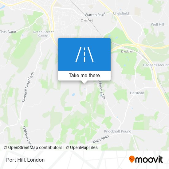 Port Hill map