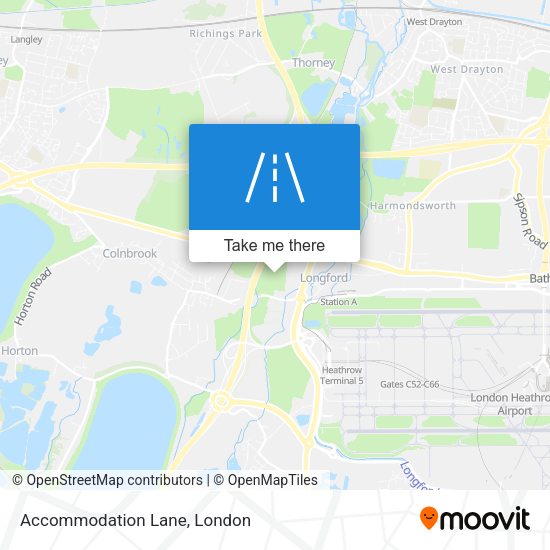 Accommodation Lane map