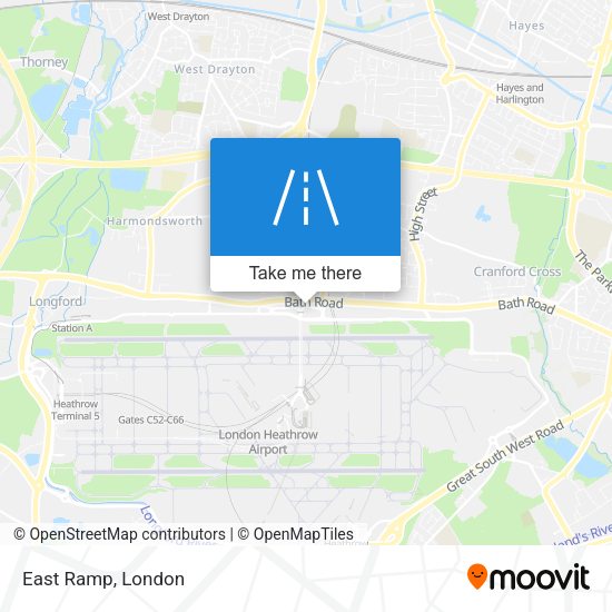 East Ramp map